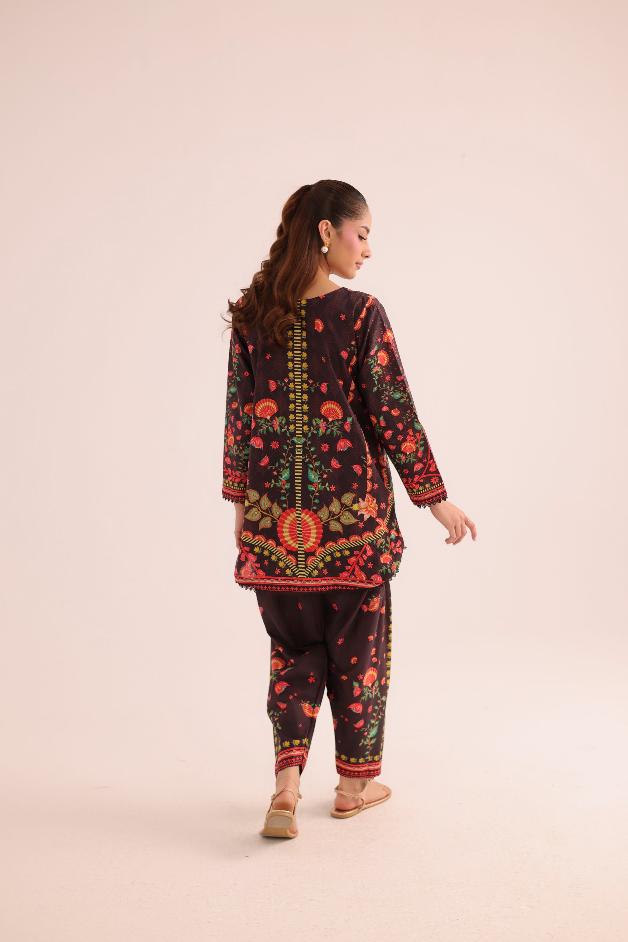 2PC Summer Lawn Dress- PRT L42948