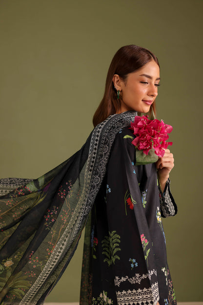 3PC Printed Lawn Suit - 42716