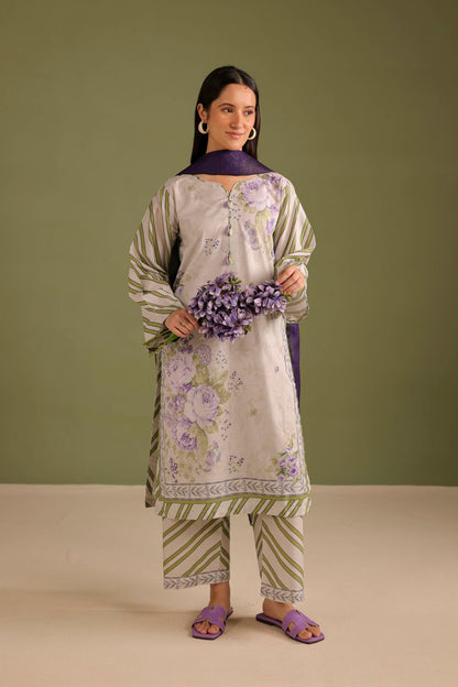 3PC Printed Lawn Suit - 42663