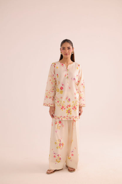 2PC Summer Lawn Dress- PRT L42954