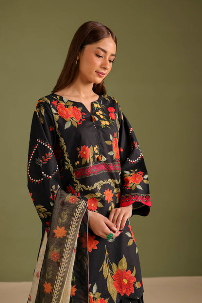 3PC Printed Lawn Suit - 42709