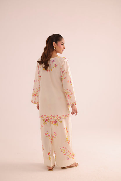 2PC Summer Lawn Dress- PRT L42954