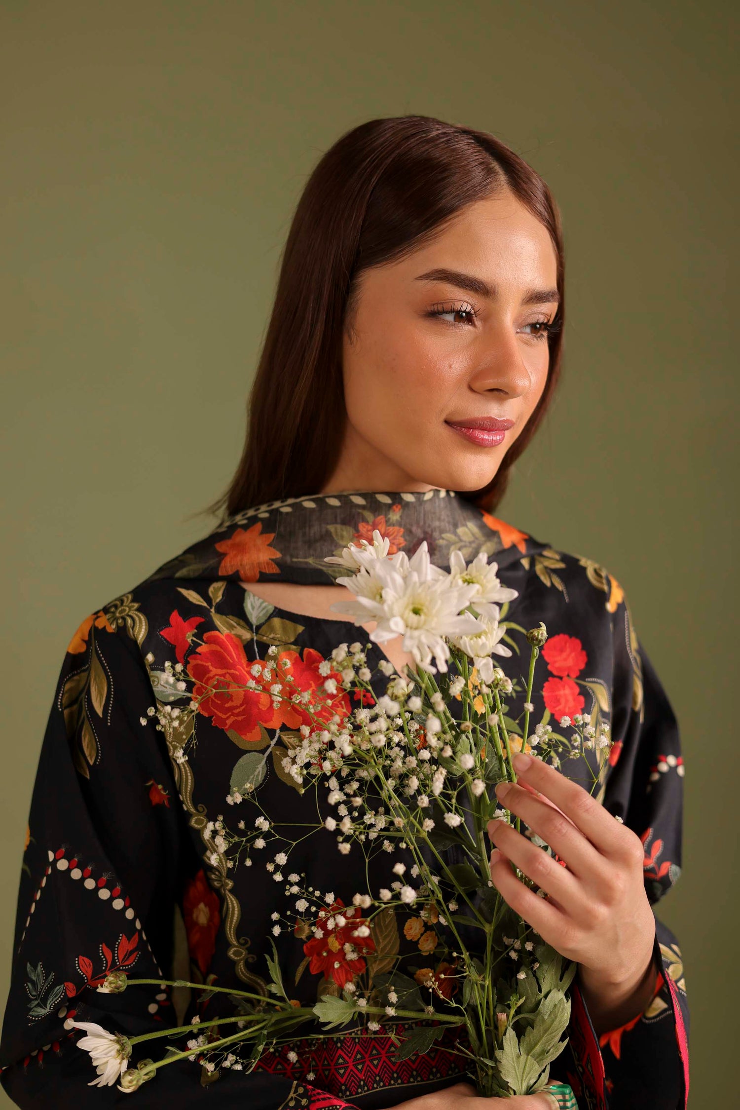 3PC Printed Lawn Suit - 42709