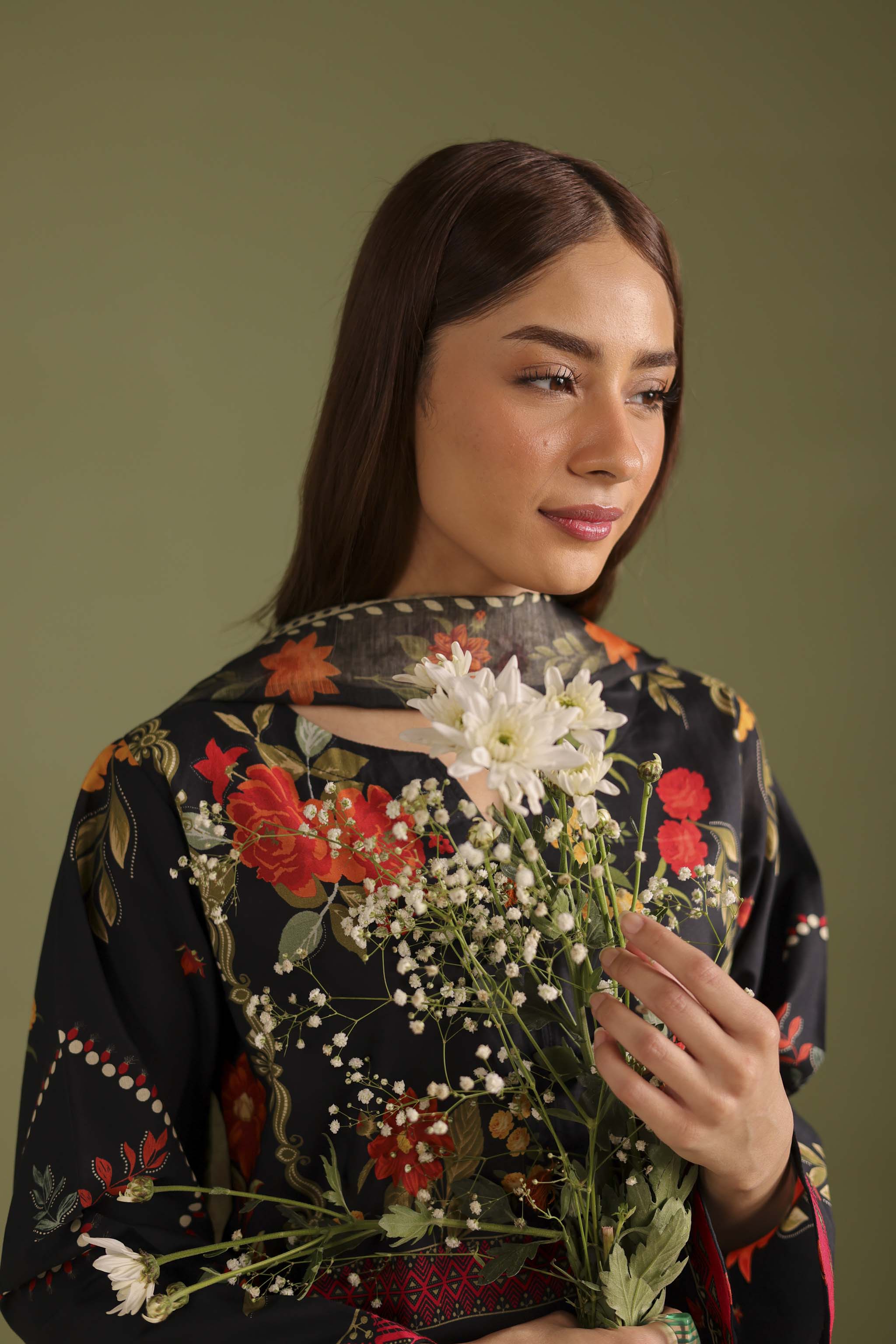 3PC Printed Lawn Suit - 42709