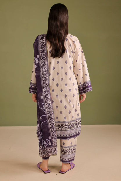 3PC Printed Lawn Suit - 42719