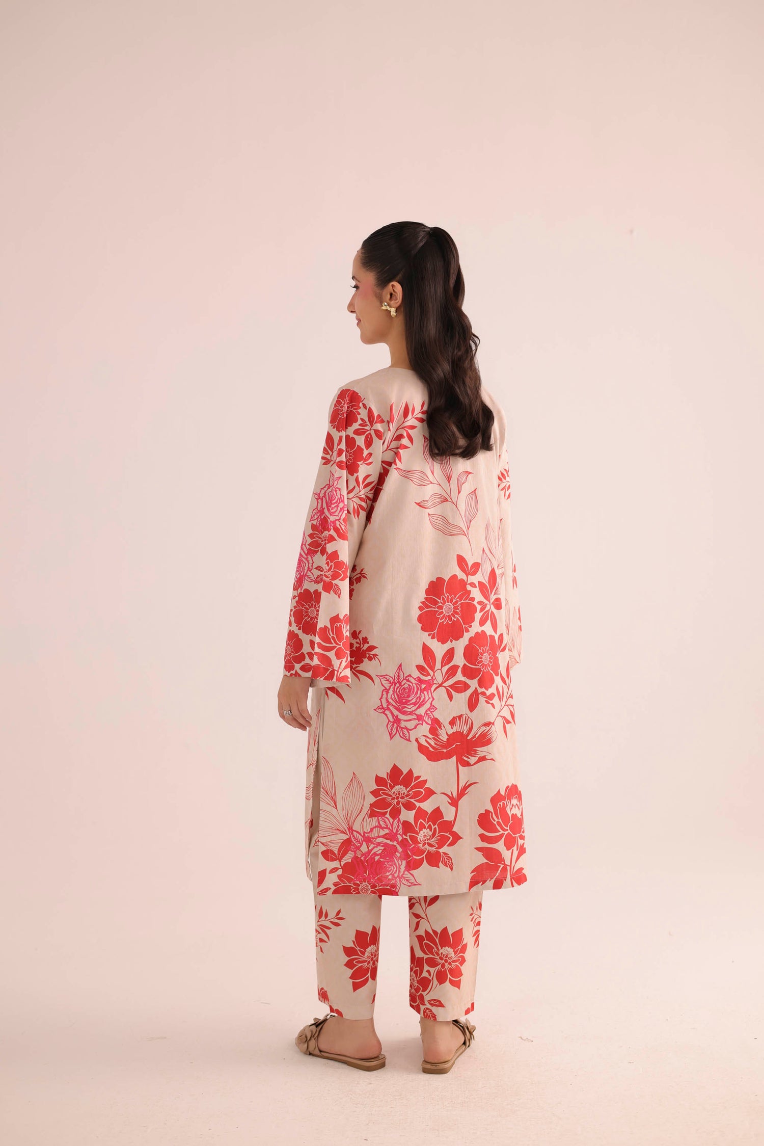 2PC Summer Lawn Dress- PRT L42192