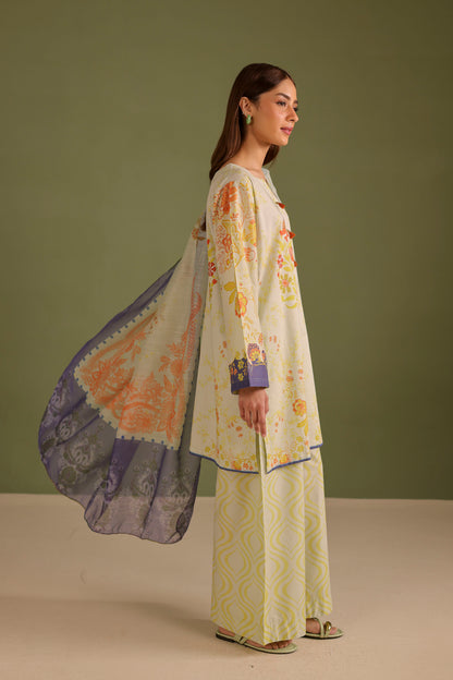 3PC Printed Lawn Suit - 42706