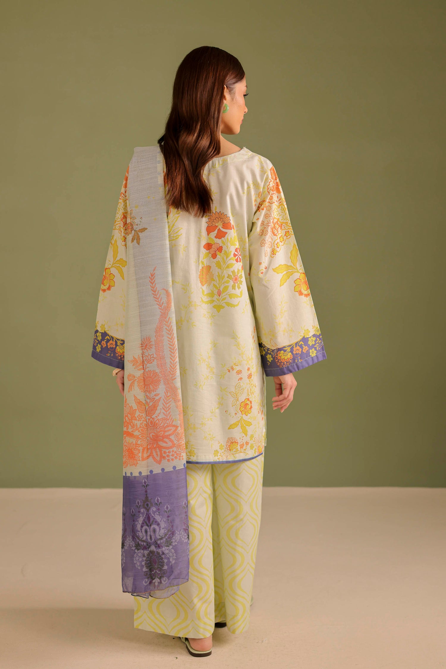 3PC Printed Lawn Suit - 42706