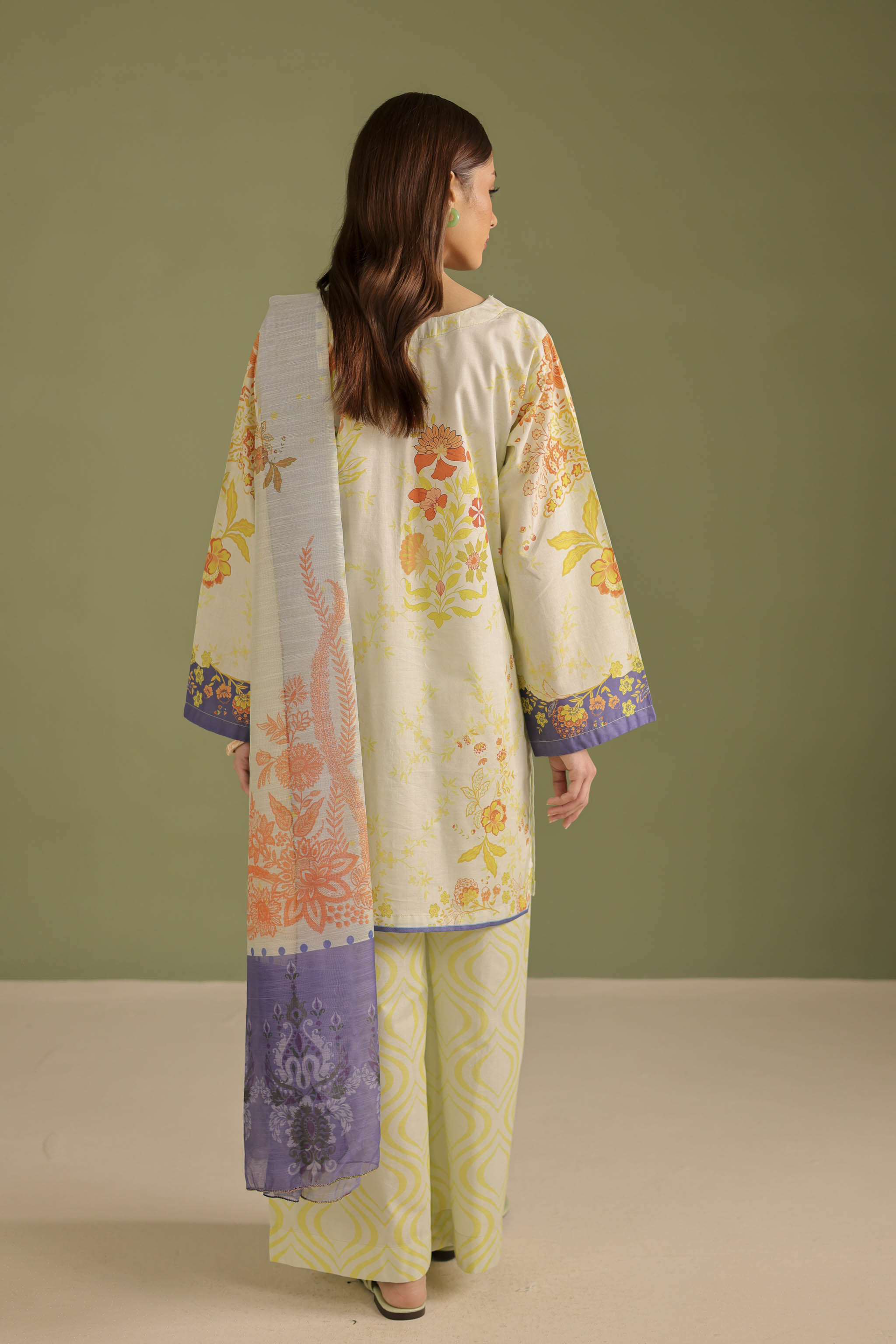 3PC Printed Lawn Suit - 42706