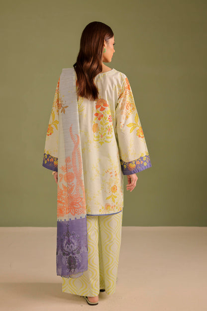 3PC Printed Lawn Suit - 42706