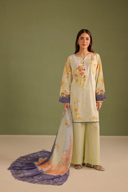 3PC Printed Lawn Suit - 42706