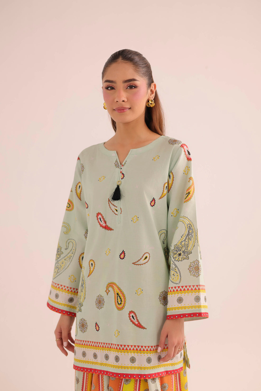 2PC Summer Lawn Dress- PRT L42964