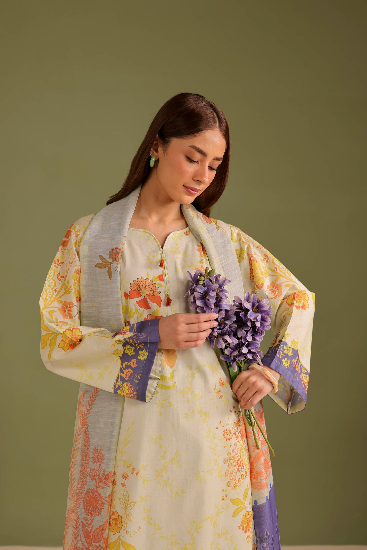 3PC Printed Lawn Suit - 42706