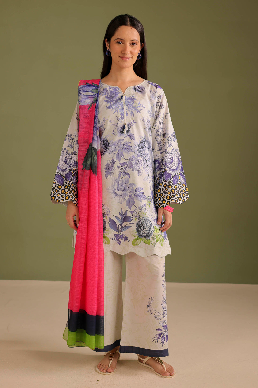 3PC Printed Lawn Suit - 42660