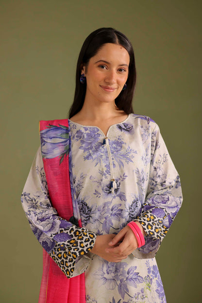 3PC Printed Lawn Suit - 42660