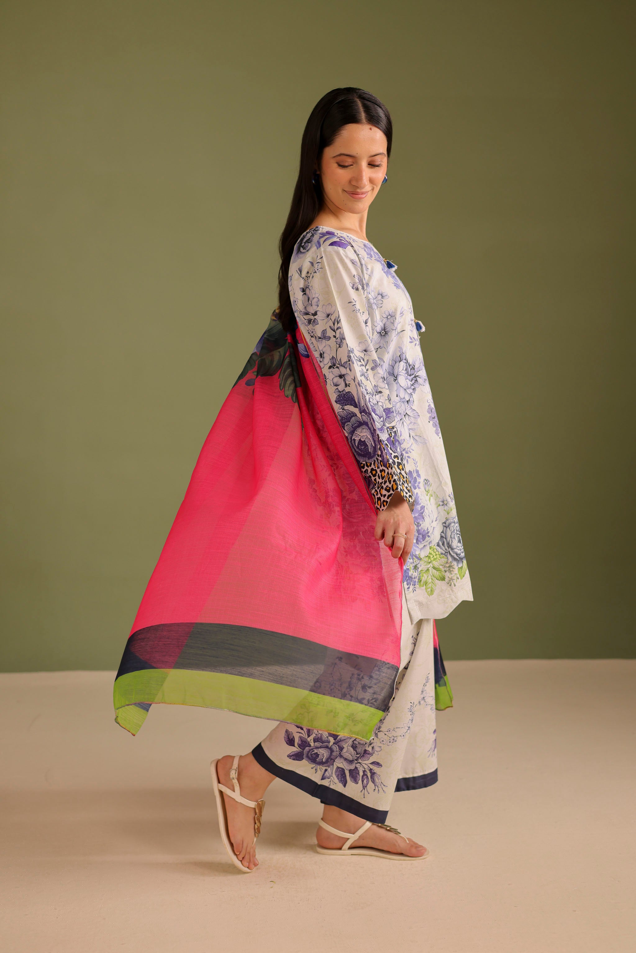 3PC Printed Lawn Suit - 42660