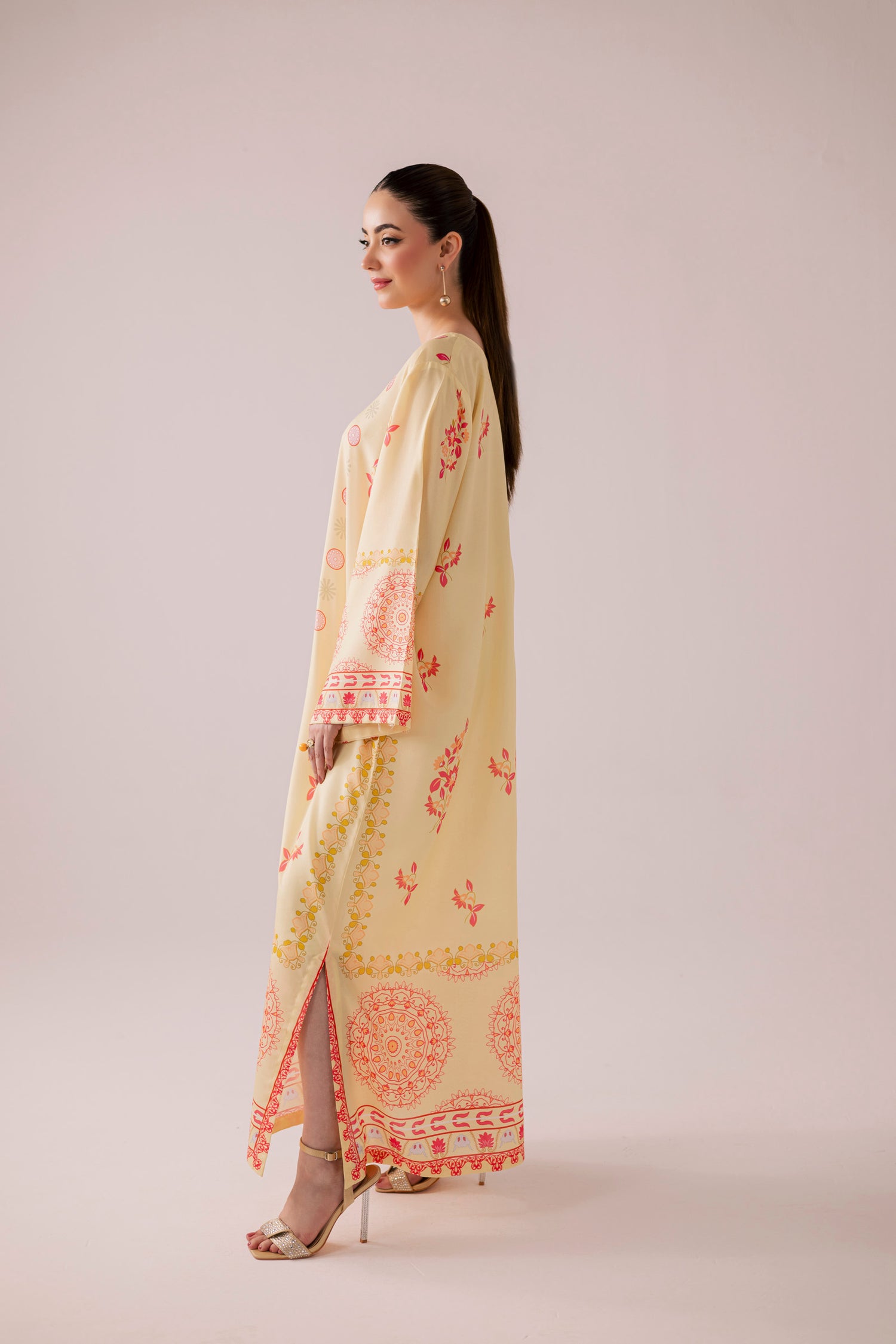 KF35 - Printed Kaftaan