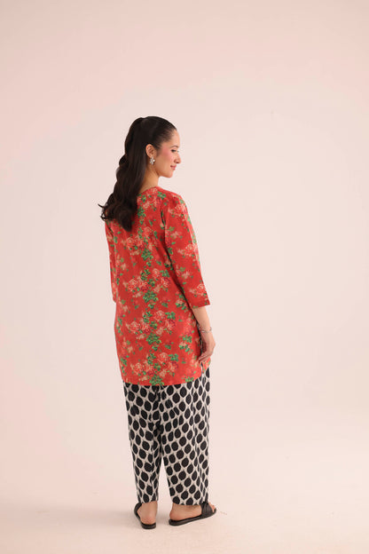 2PC Summer Lawn Dress- PRT L42733