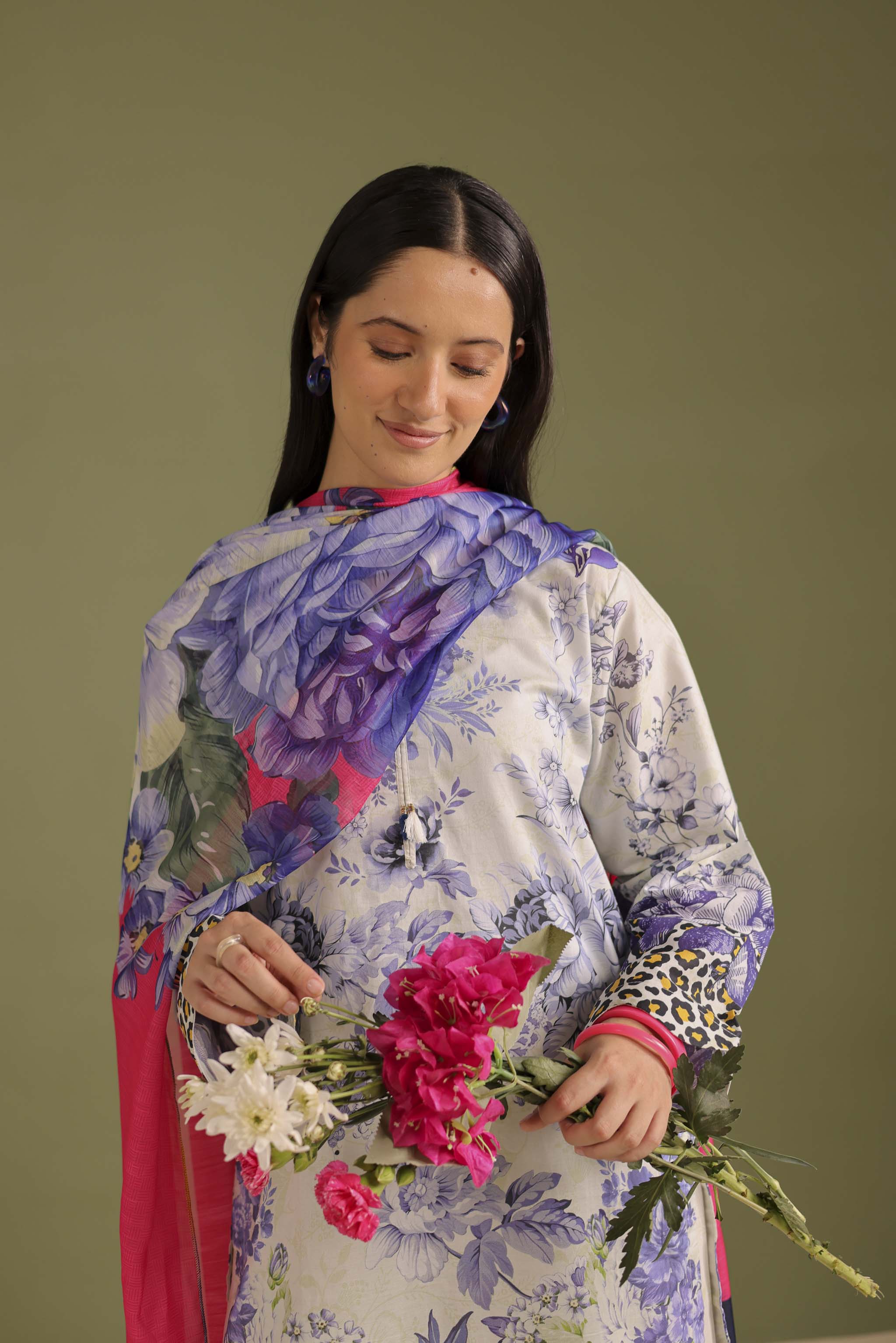 3PC Printed Lawn Suit - 42660
