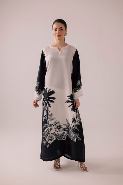 KF36 - Printed Kaftaan