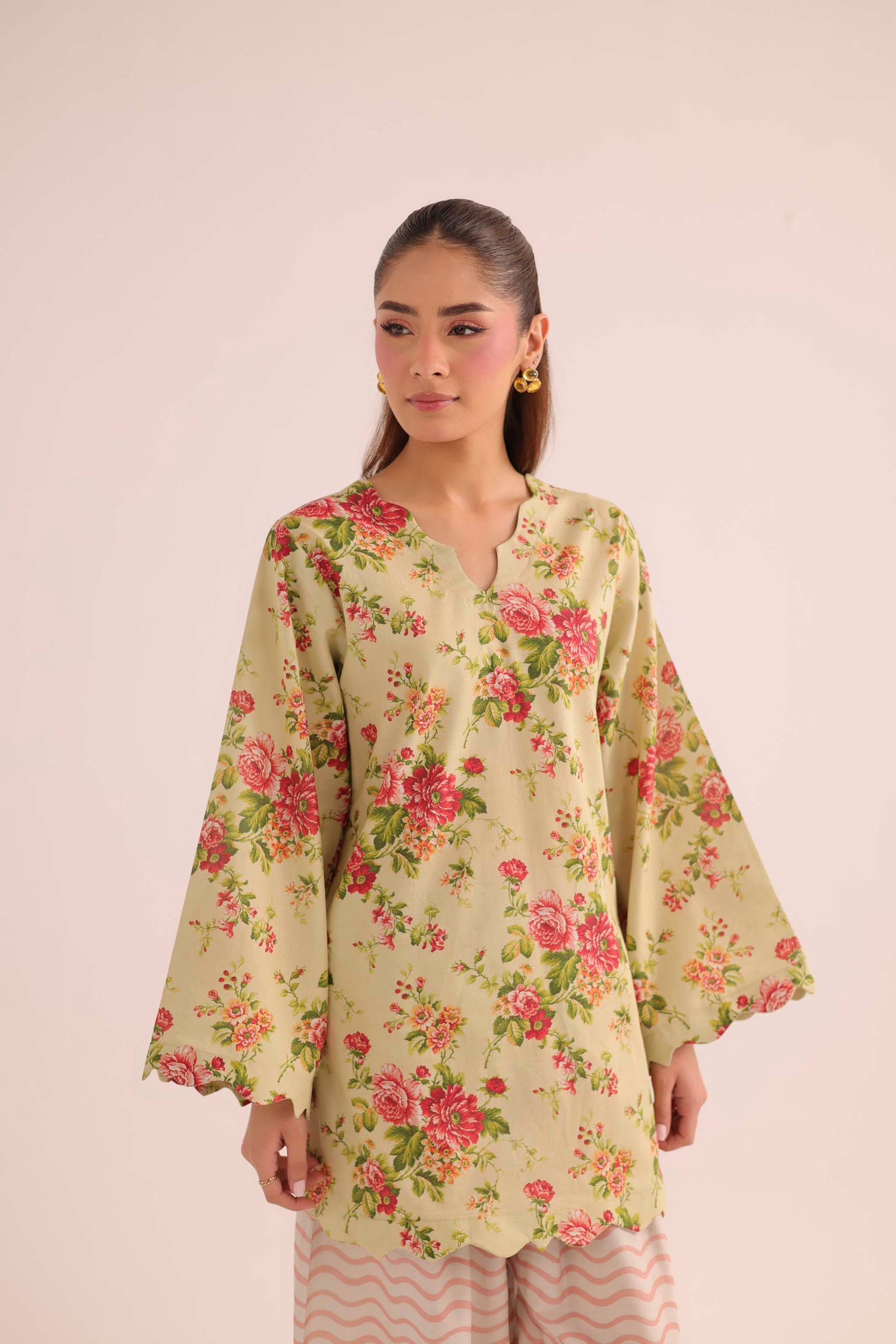 2PC Summer Lawn Dress- PRT L42971