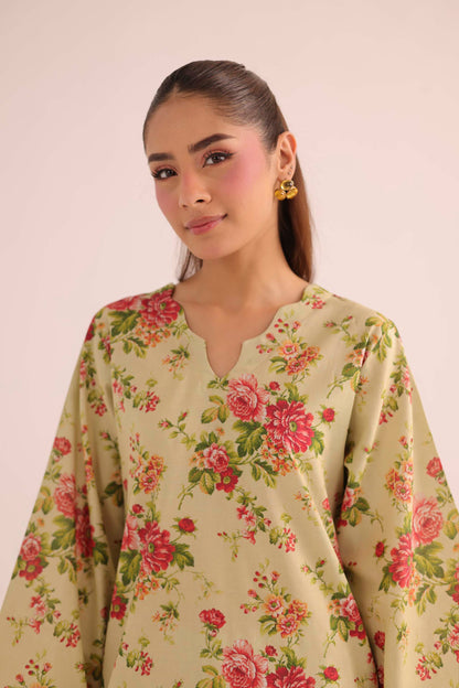 2PC Summer Lawn Dress- PRT L42971