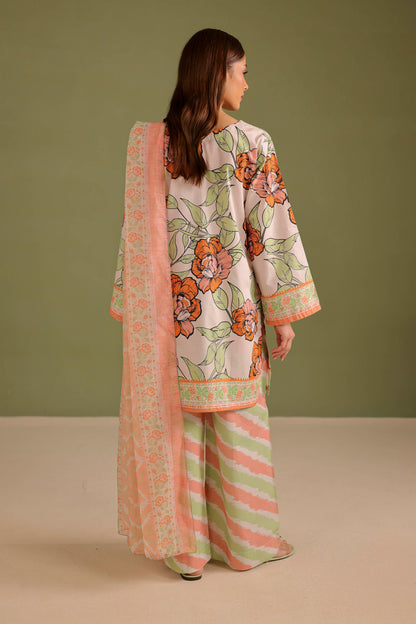 3PC Printed Lawn Suit - 42712