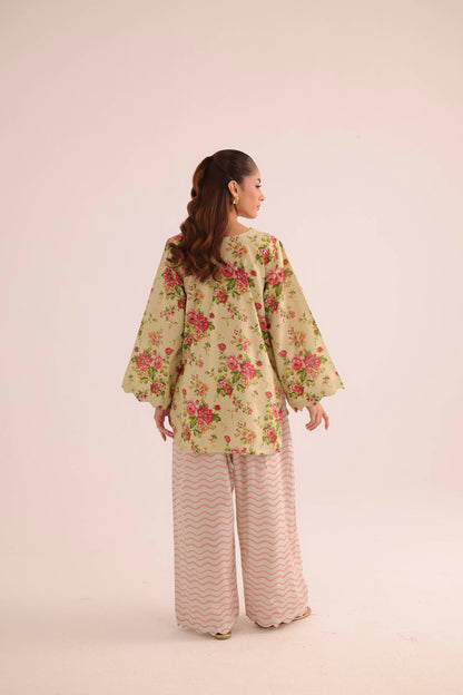 2PC Summer Lawn Dress- PRT L42971