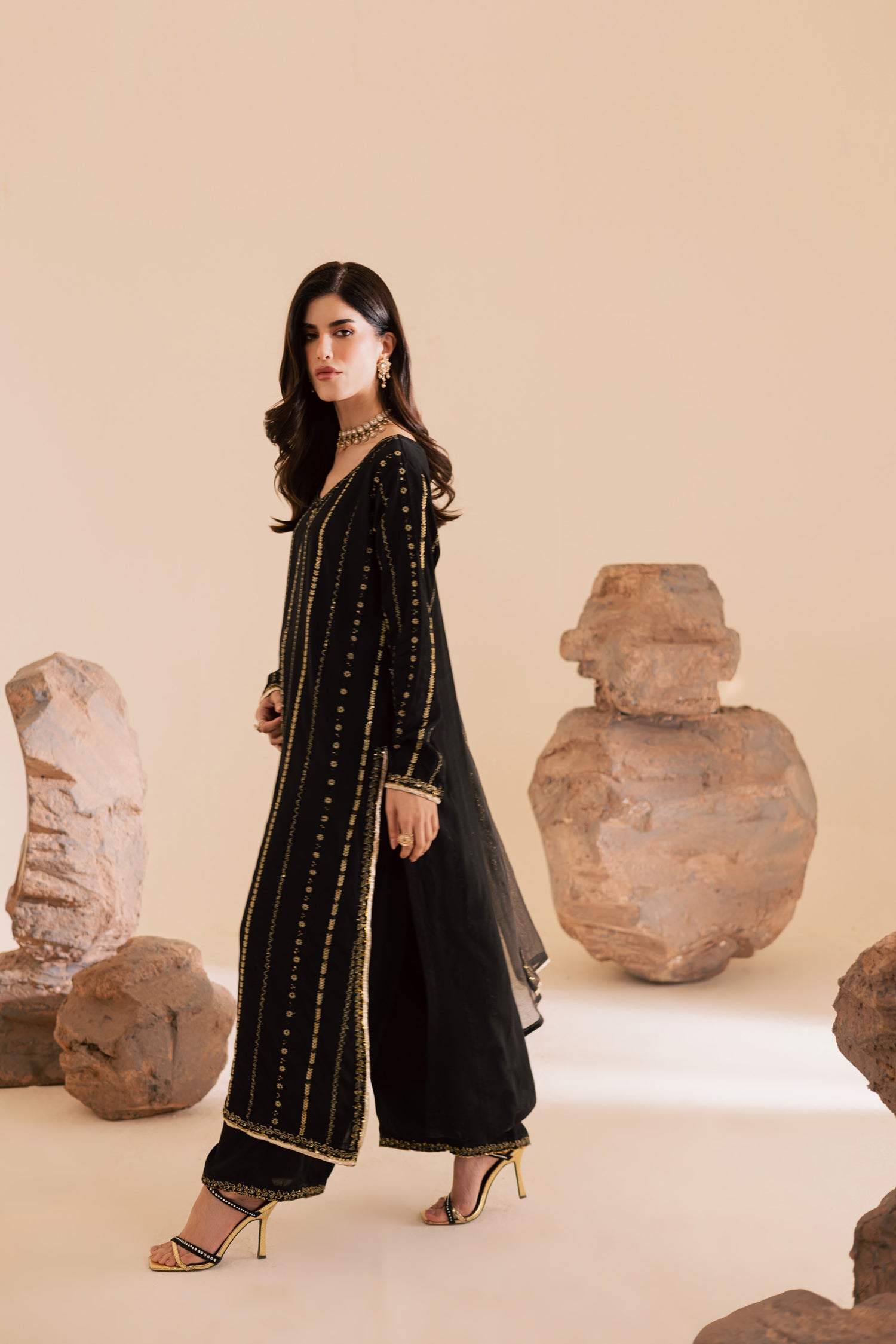 3PC Luxury Embroidered Dress-RSB01