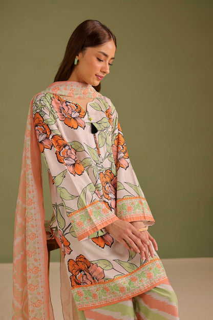 3PC Printed Lawn Suit - 42712