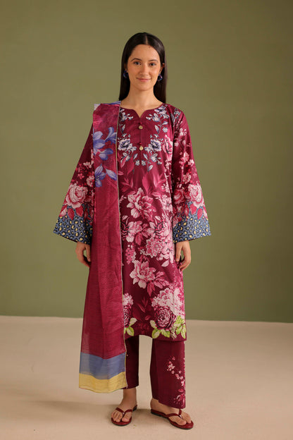 3PC Printed Lawn Suit - 42661