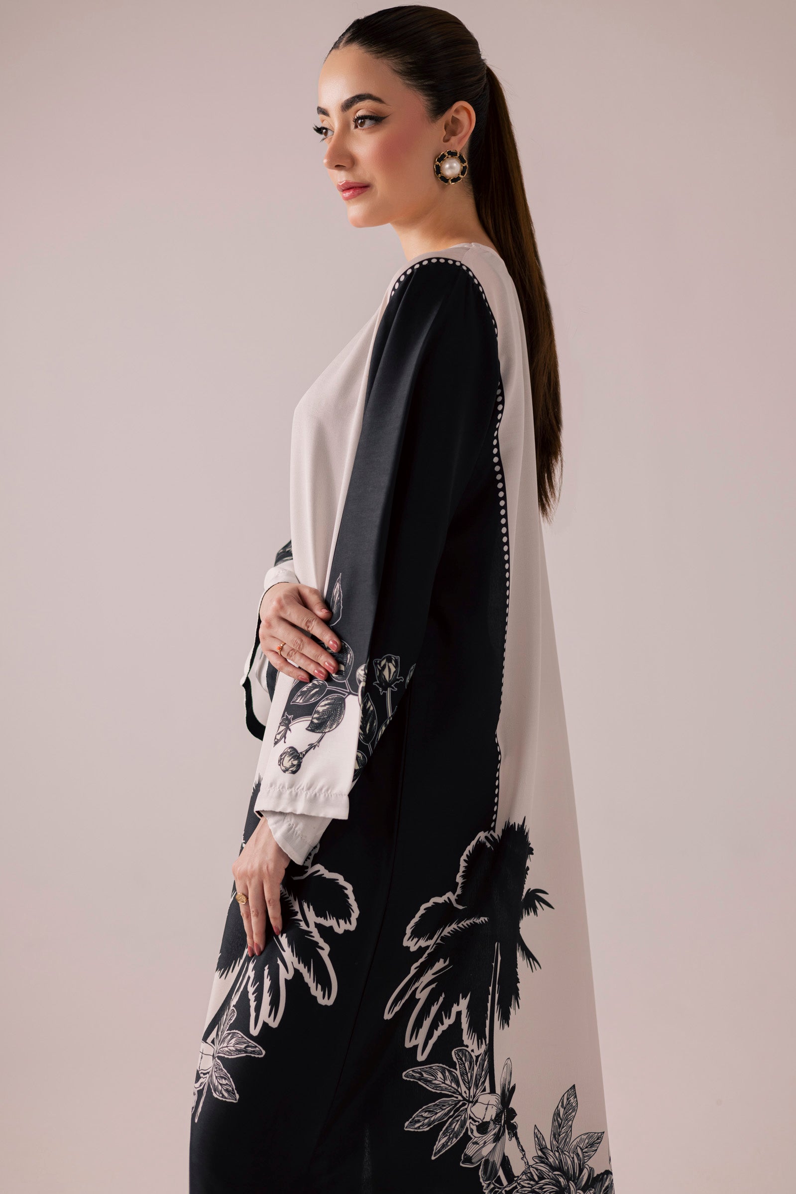 KF36 - Printed Kaftaan