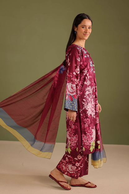 3PC Printed Lawn Suit - 42661
