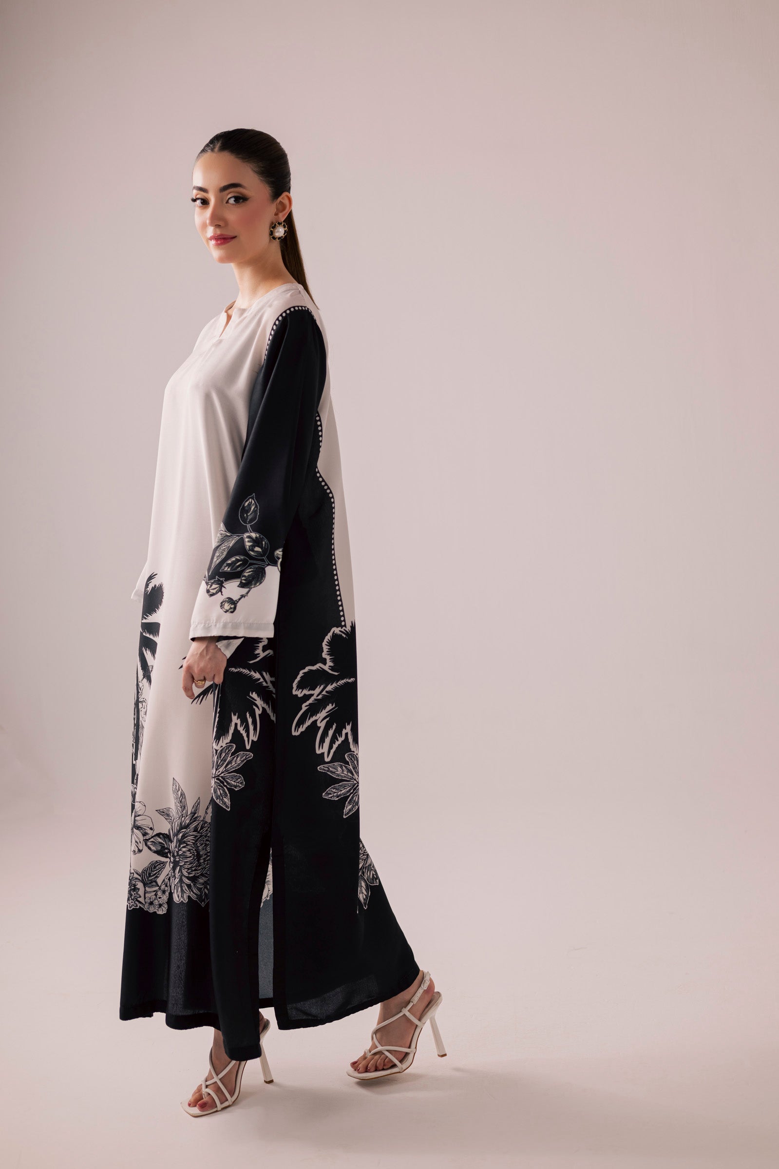 KF36 - Printed Kaftaan