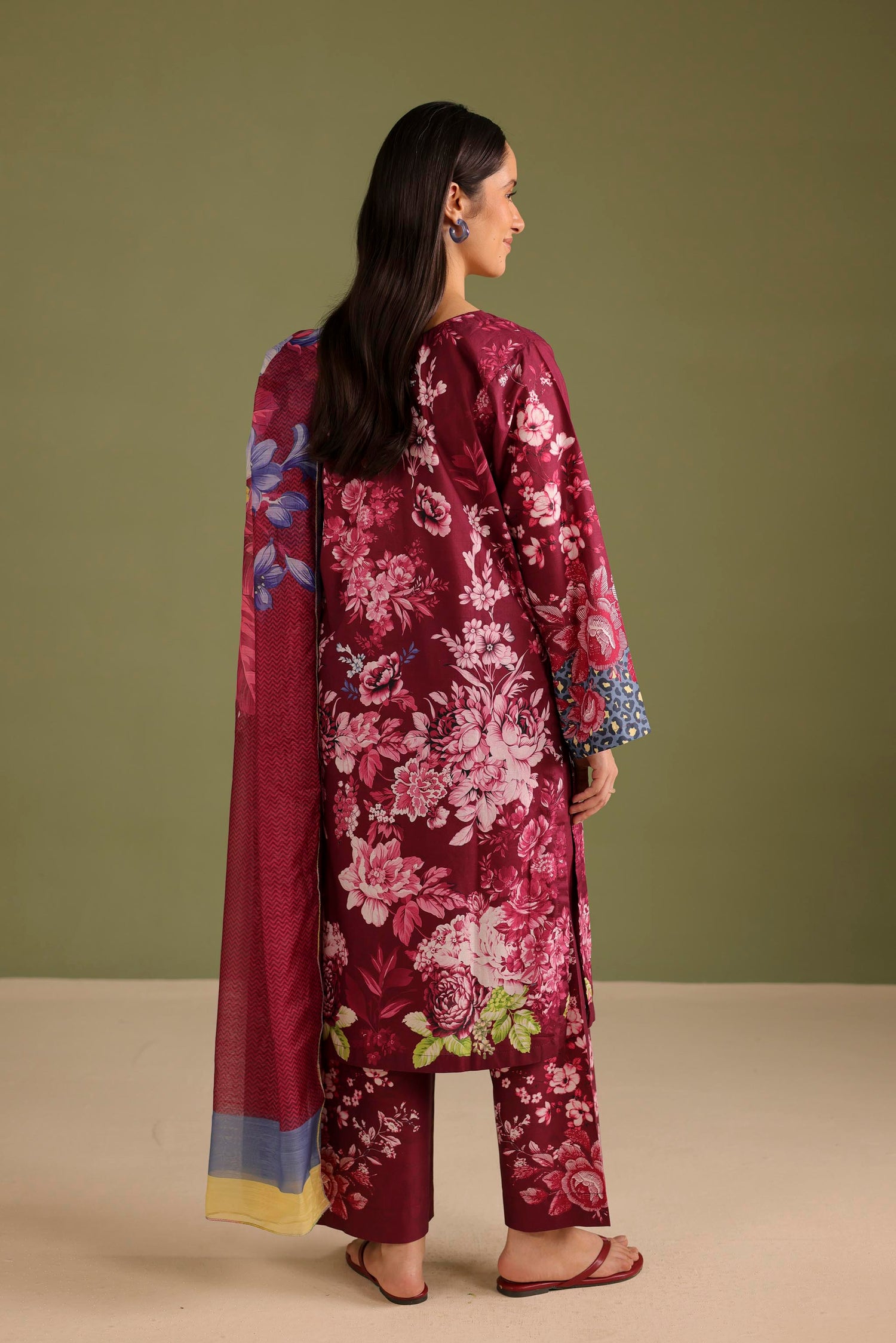 3PC Printed Lawn Suit - 42661
