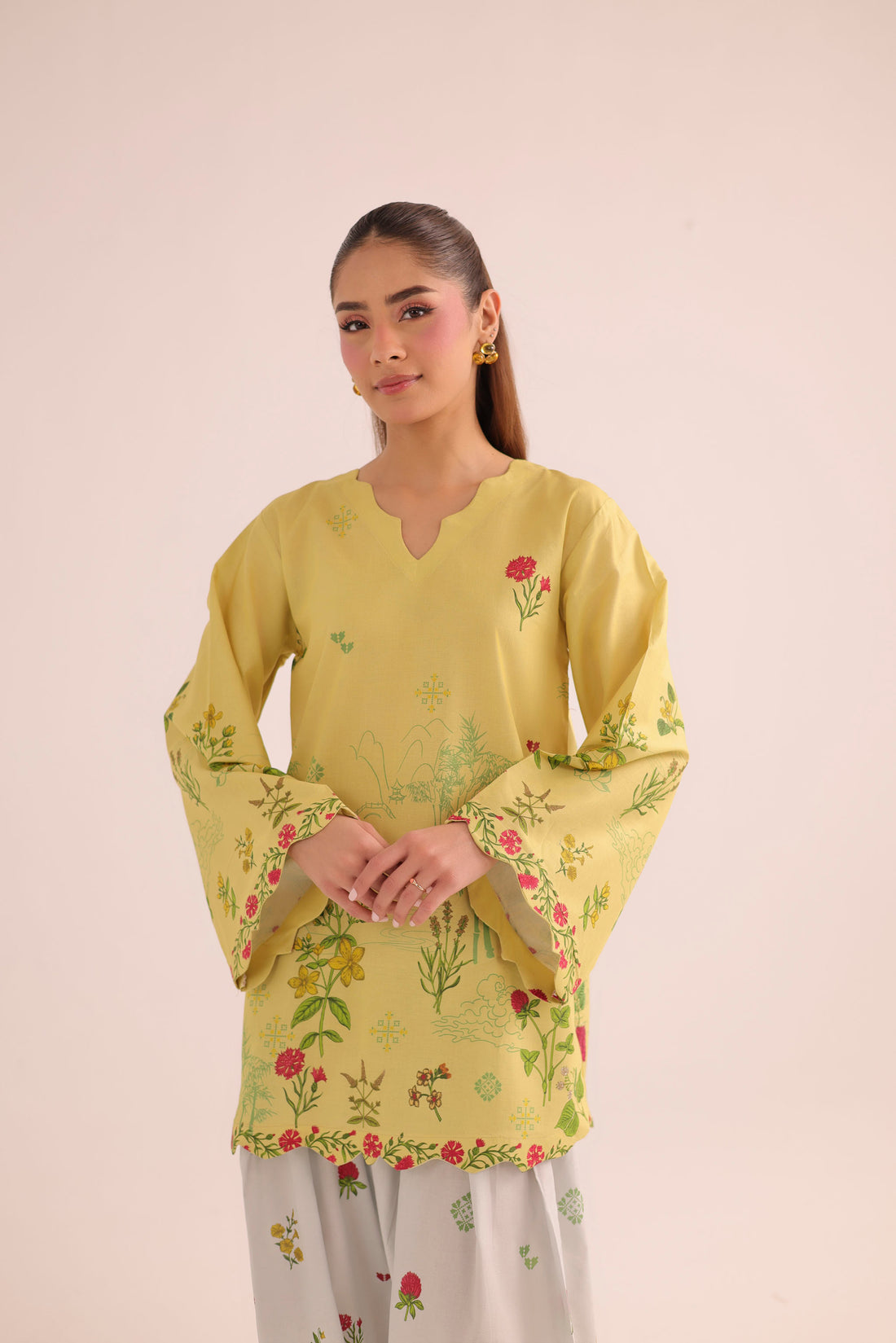 2PC Summer Lawn Dress- PRT L42982