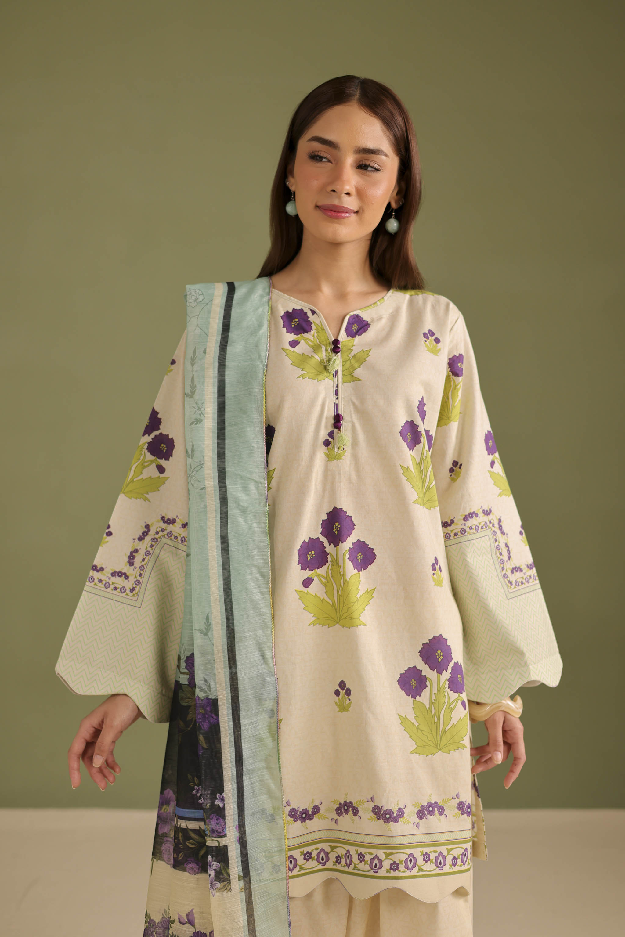 3PC Printed Lawn Suit - 42672