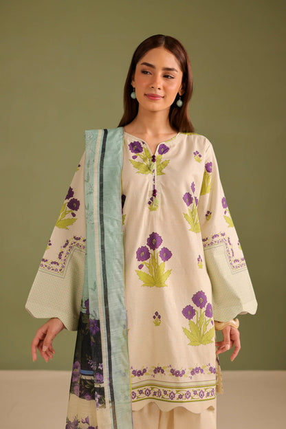 3PC Printed Lawn Suit - 42672