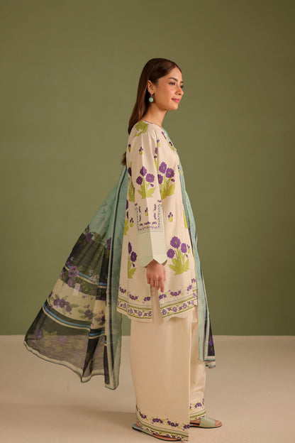 3PC Printed Lawn Suit - 42672