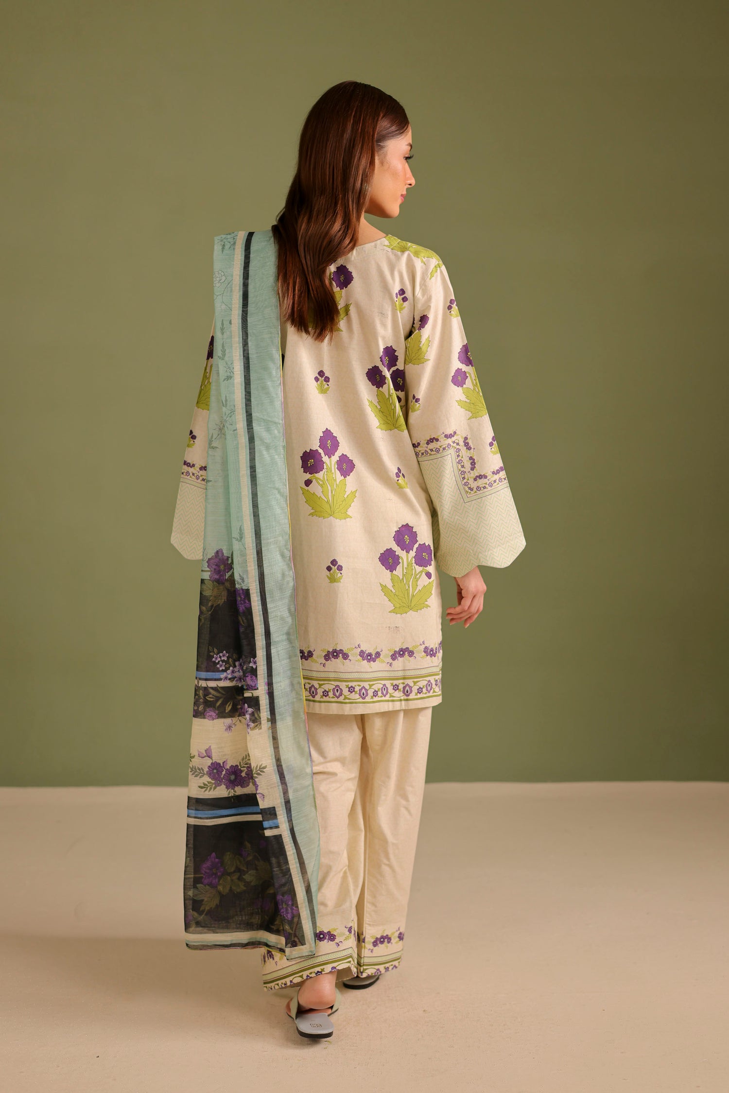 3PC Printed Lawn Suit - 42672