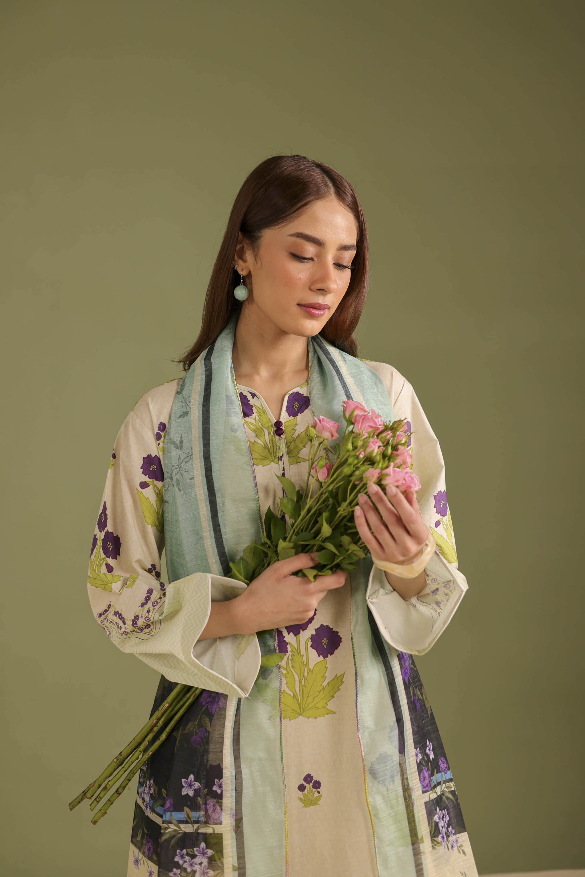 3PC Printed Lawn Suit - 42672