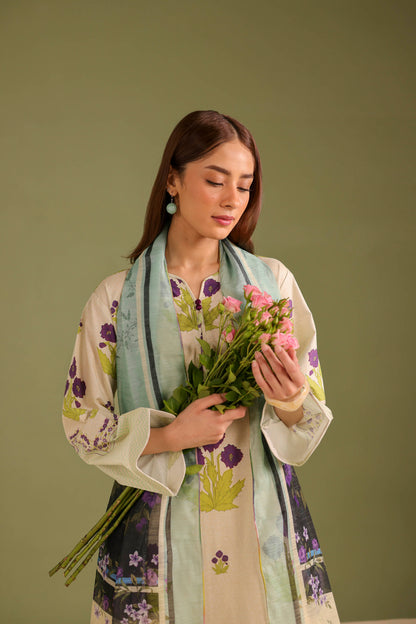 3PC Printed Lawn Suit - 42672