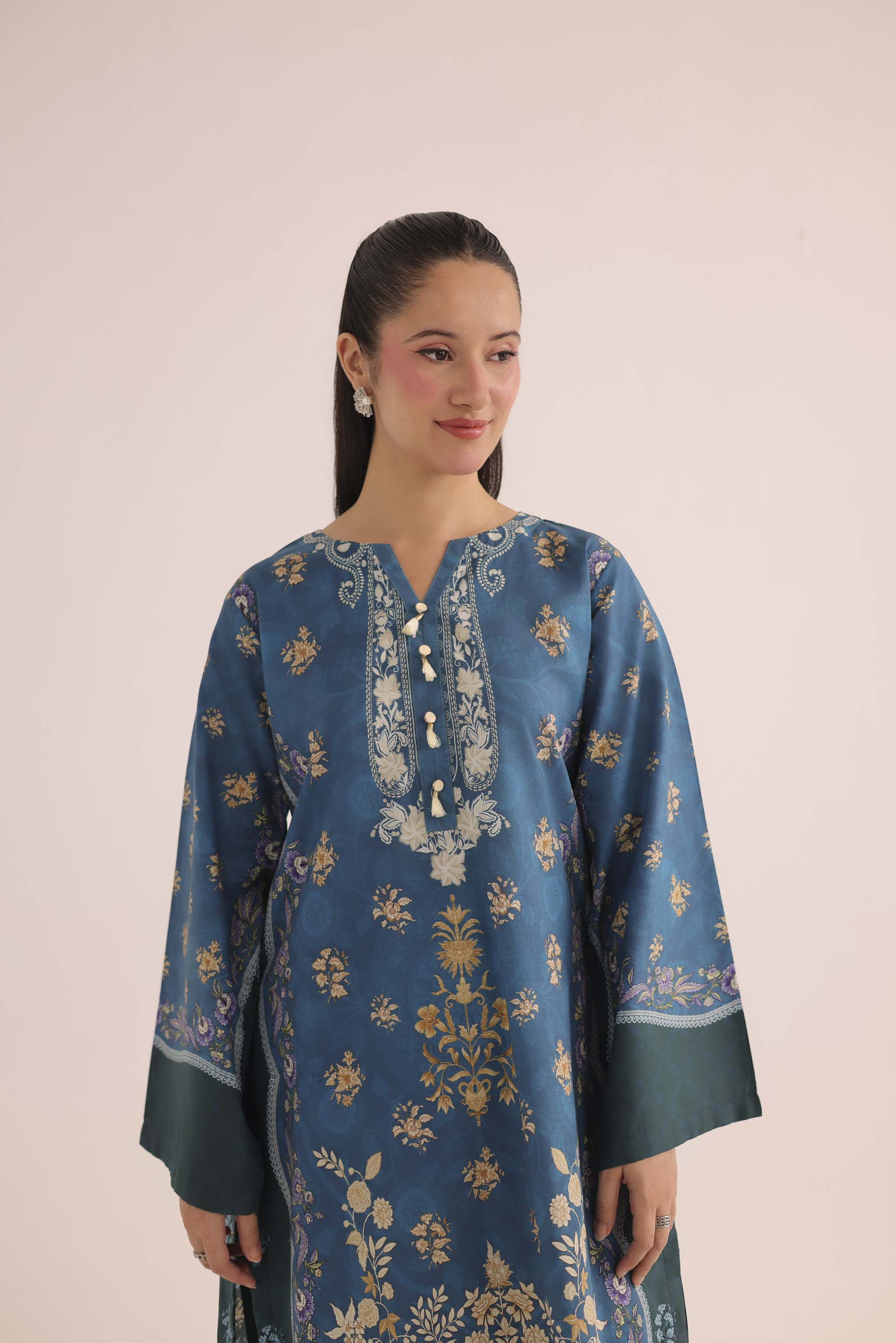 2PC Summer Lawn Dress- PRT L42945