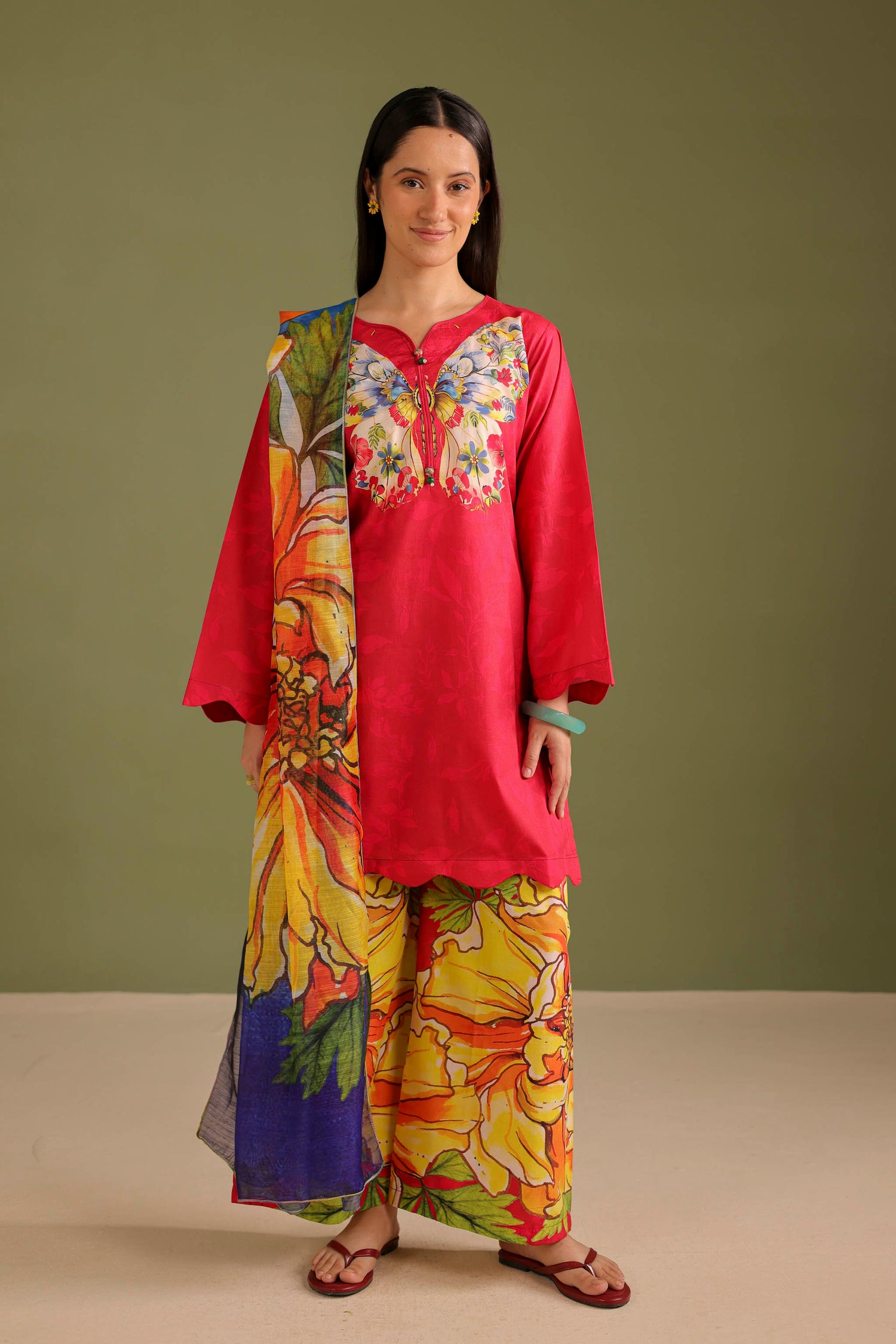 3PC Printed Lawn Suit - 42662