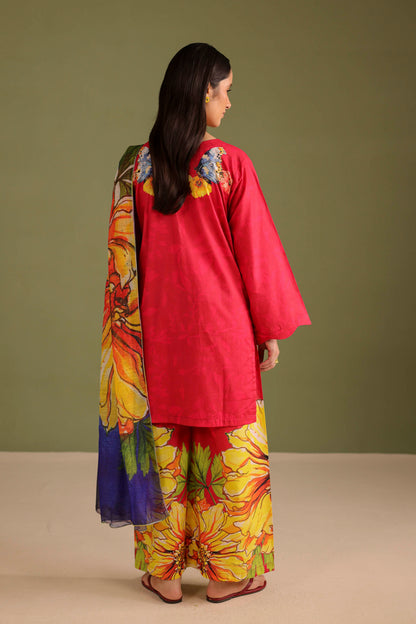 3PC Printed Lawn Suit - 42662