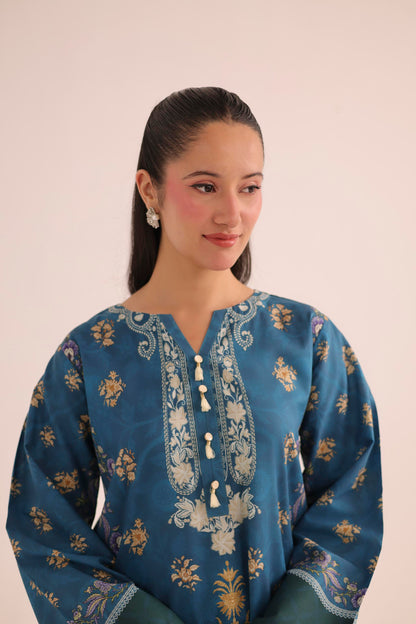 2PC Summer Lawn Dress- PRT L42945