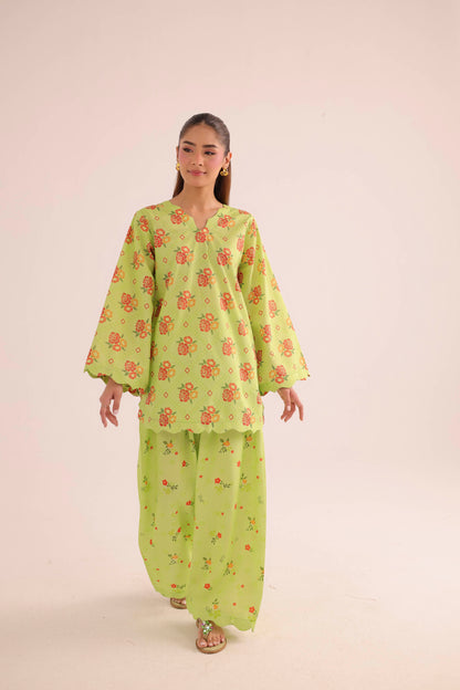 2PC Summer Lawn Dress- PRT L42731