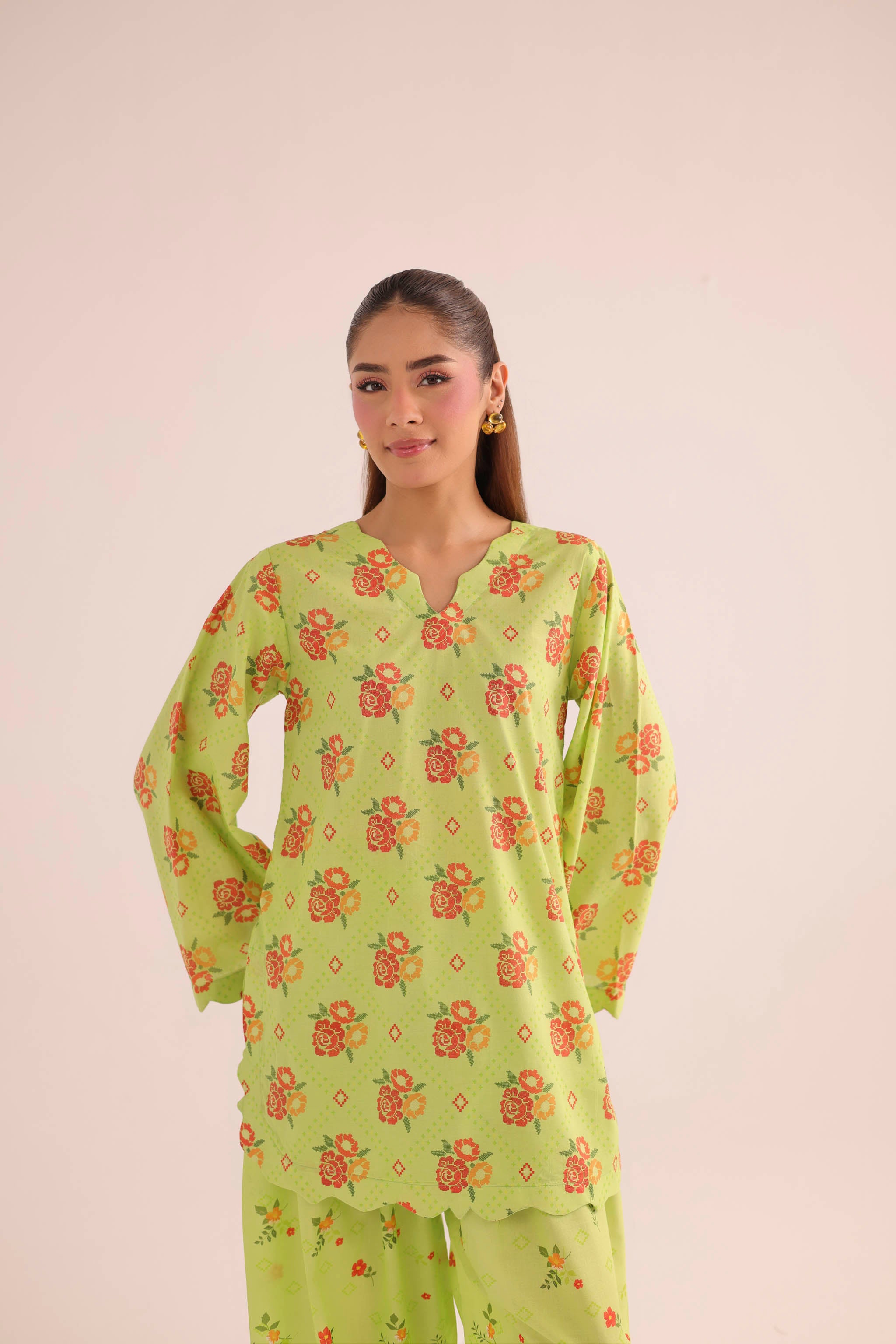 2PC Summer Lawn Dress- PRT L42731