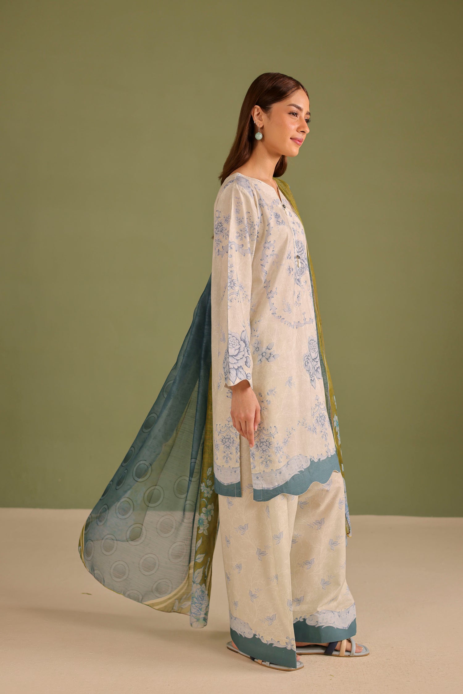 3PC Printed Lawn Suit - 42656