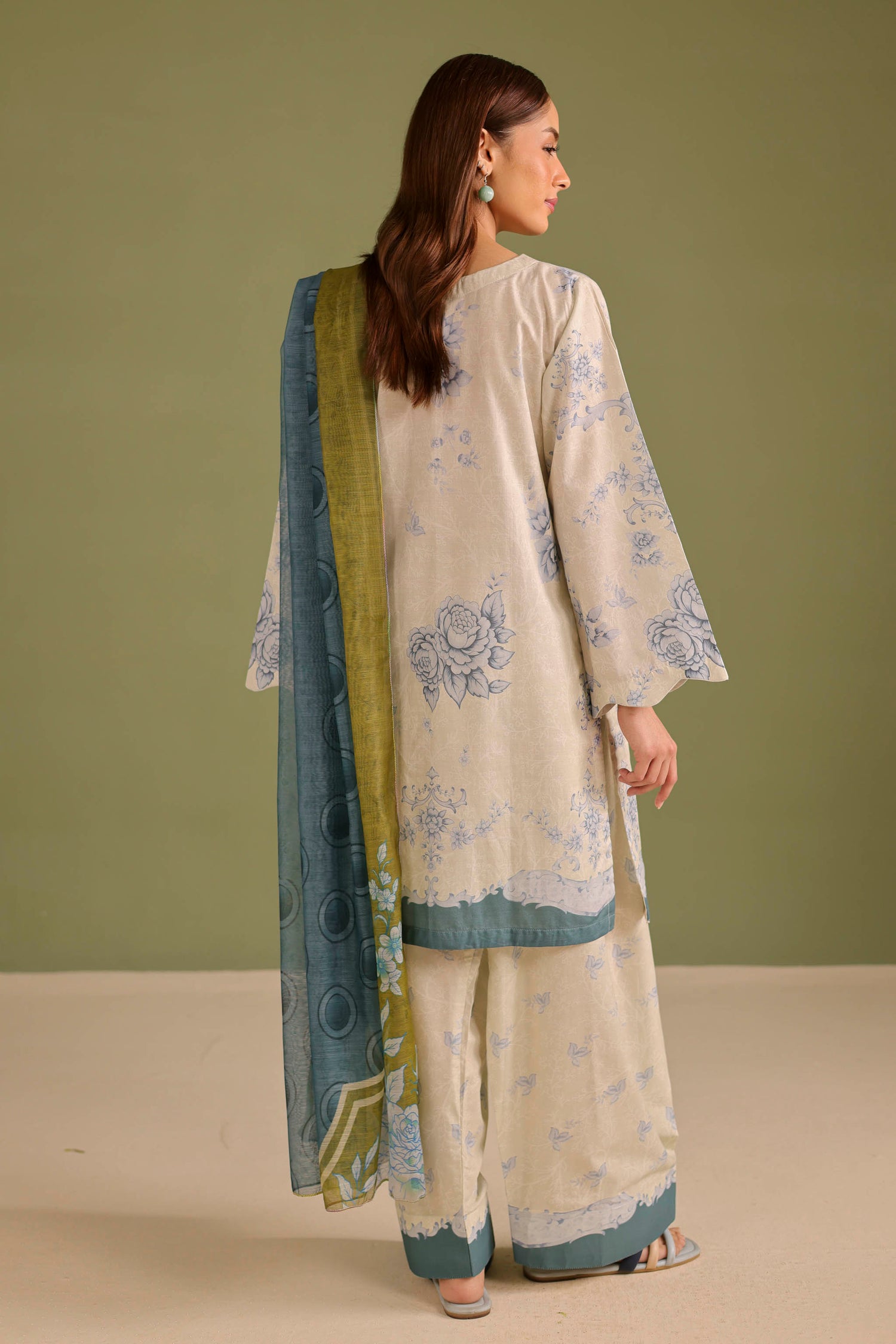 3PC Printed Lawn Suit - 42656
